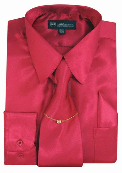 Milano Moda Shirt SG08-Fuchsia - Church Suits For Less