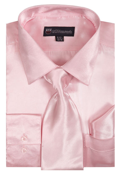Milano Moda Shirt SG08-Pink - Church Suits For Less