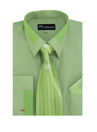 Dress Shirt SG34-Green Men Suits Direct Dress Shirt SG34-Green Men Suits Direct