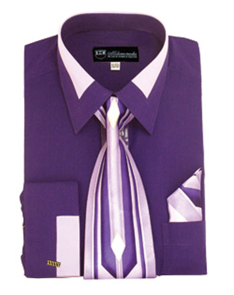 Dress Shirt SG34-Purple – Men Suits Direct