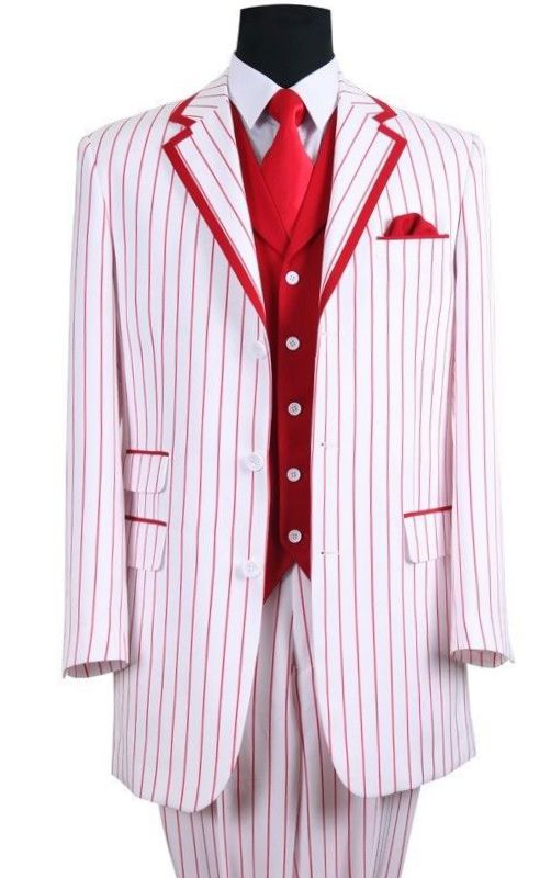 Milano Moda Suit 5908V-White/Red - Church Suits For Less