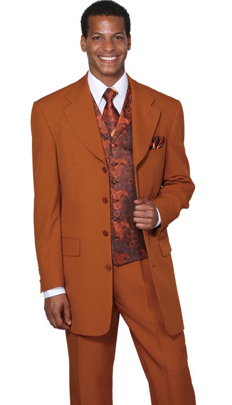 Milano Moda Suit 6903V-Rust - Church Suits For Less