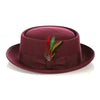 Men Classic Pork Pie Hat-MSD32 - Church Suits For Less