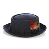 Men Classic Pork Pie Hat-MSD32 - Church Suits For Less