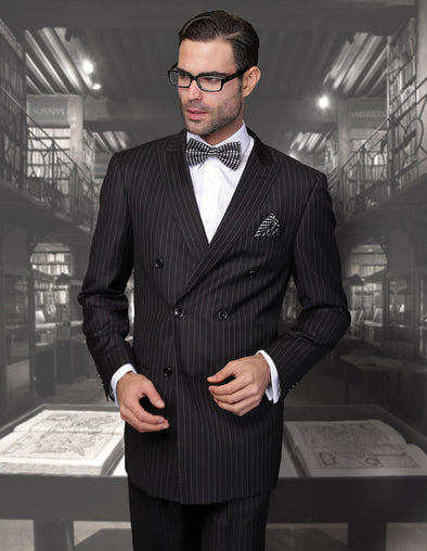 Men Statement Suit  TZD-300-BLACK