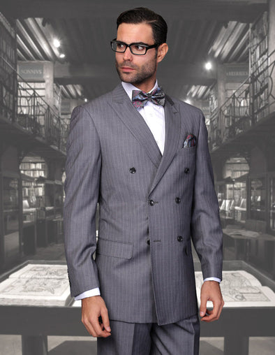 Men Statement Suit TZD-300-CHARCOAL