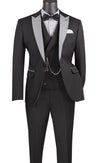 Vinci Men Suit SV2K-5-Black