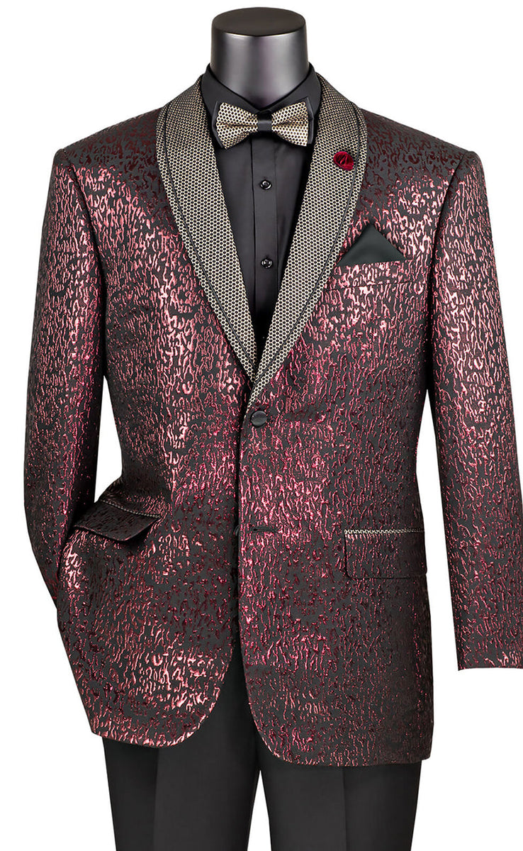 Vinci Sport Coat BF-6 -Burgundy – Men Suits Direct