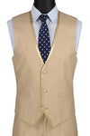 Vinci Men Suit SV2T-8C-Beige - Church Suits For Less