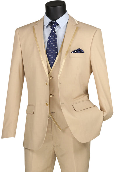 Men's Suit SV2T-8-Beige Men Suits Direct Men's Suit SV2T-8-Beige Men Suits Direct