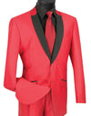Vinci Suit S2PS-1-Red - Church Suits For Less