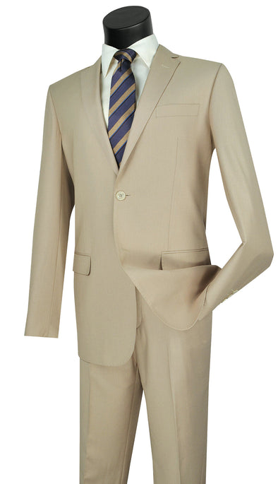 Vinci Suit SC900-12-Light Beige - Church Suits For Less