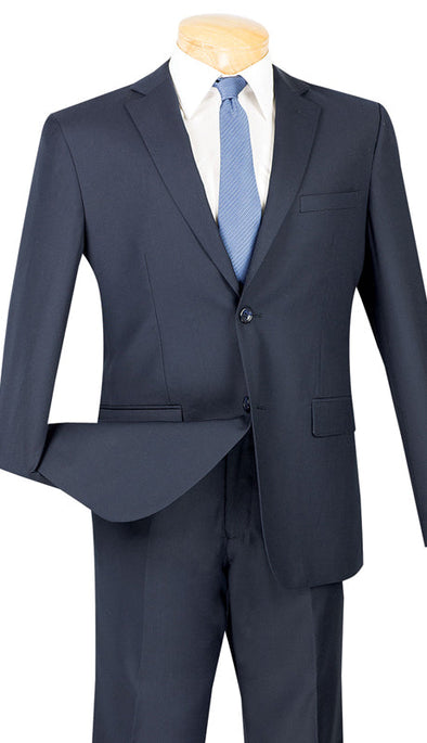 Vinci Men Suit US900-1-Navy - Church Suits For Less