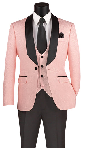 Vinci Tuxedo TVSJ-1-Pink - Church Suits For Less