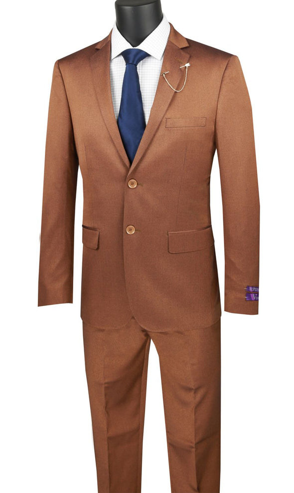 Vinci Men Suit US2R-2-Amber - Church Suits For Less