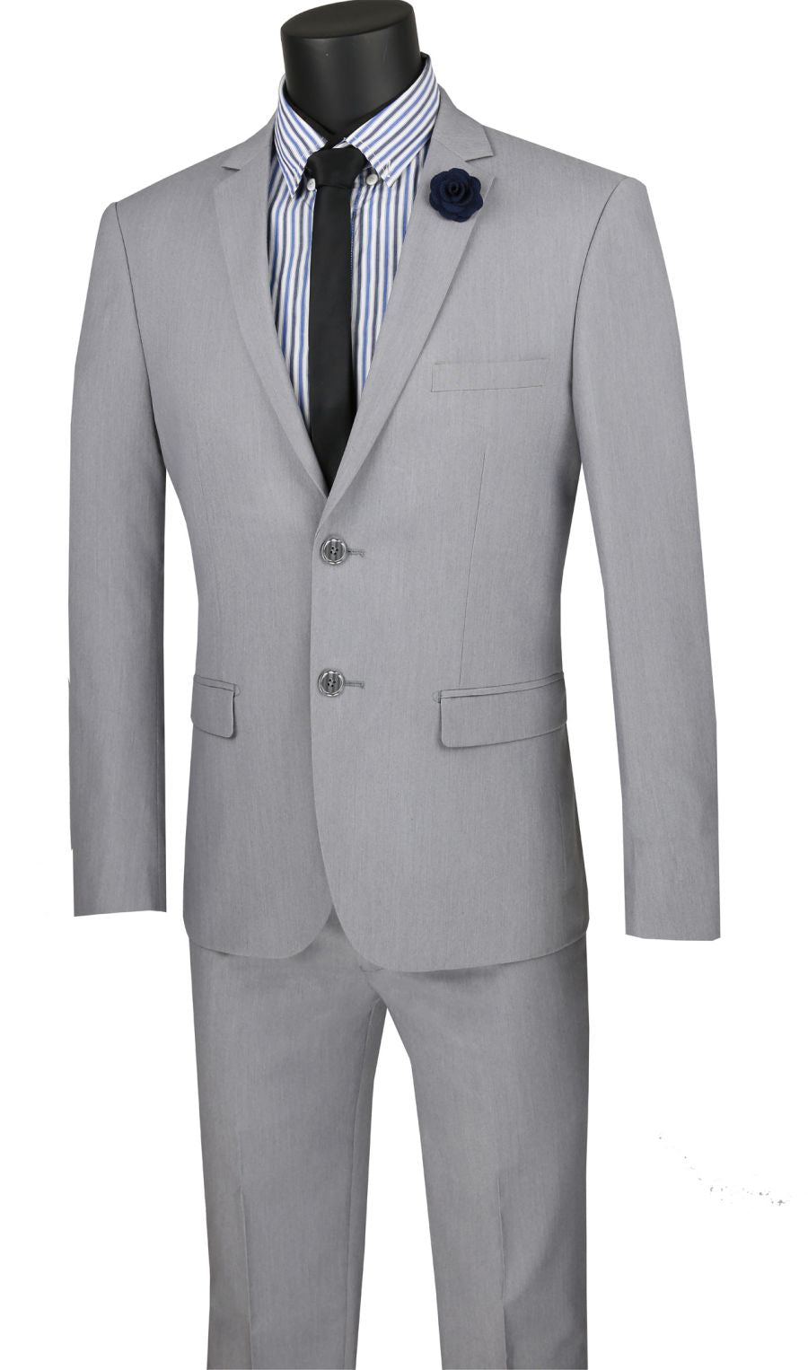 Men's Ultra Slim Fit Suit USDX-1-Grey – Men Suits Direct