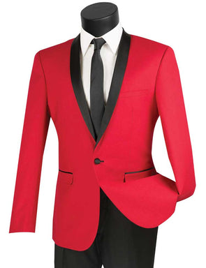 Vinci Tuxedo T-SS-Red - Church Suits For Less
