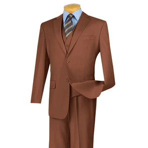 Vinci Suit V2TR-Cognac - Church Suits For Less