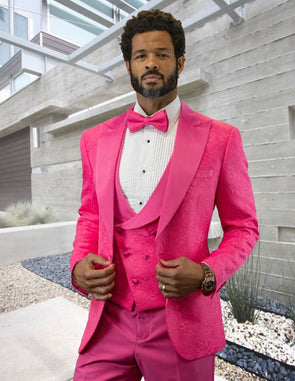 Men Statement Suit BELAGIO15- Hot Pink