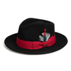 Men Church Hats Red Black - Church Suits For Less