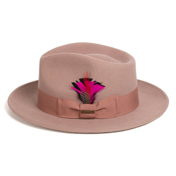 Men Church Hat Dusty Pink - Church Suits For Less