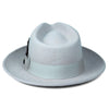 Men Crushable Fedora Hat - Sky Blue - Church Suits For Less