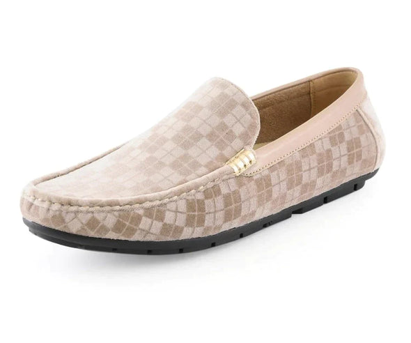 Men's Slip-On Shoes- Jac Beige