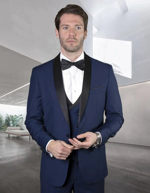 Men Classic Tuxedo Suit MGM Sapphire