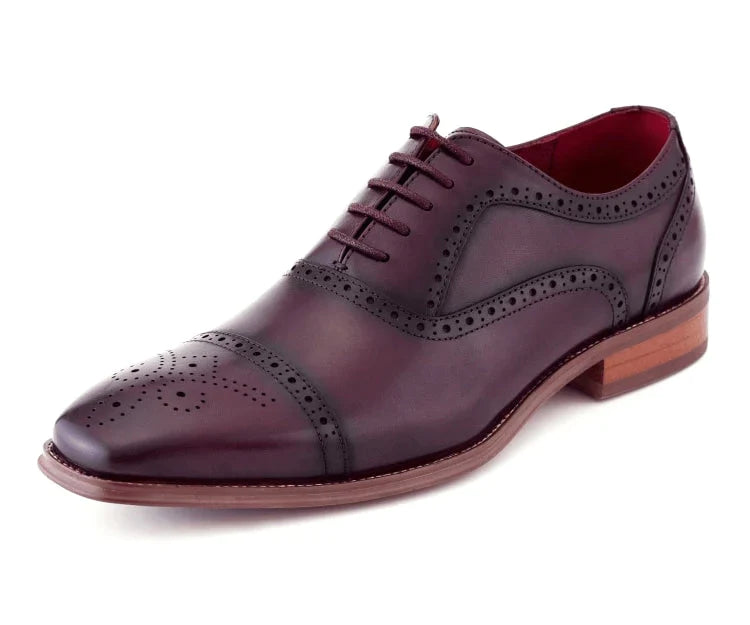 purple men dress shoes Conrad Purple Oxfords  Amali Shoes