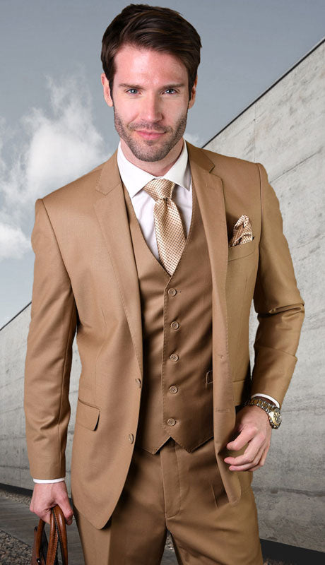 Men Suit STZV-100-Caramel