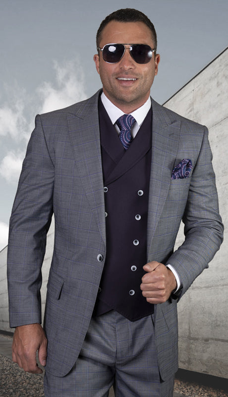 Men Suit Venza-Celeste