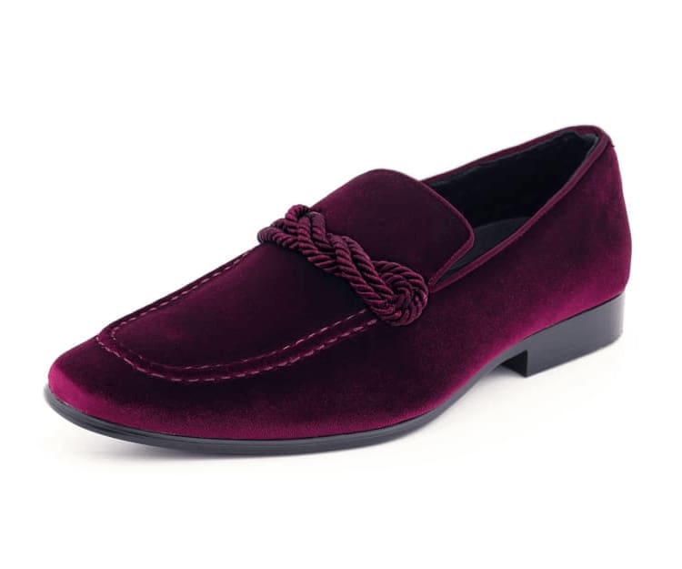 Burgundy slip on dress shoes Clearance