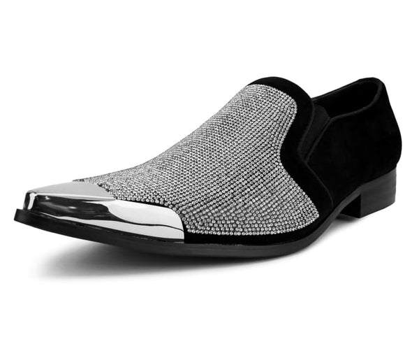 Men Dress Shoes-Dezzy Silver