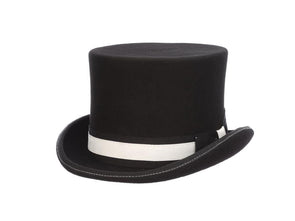 Black white top hat